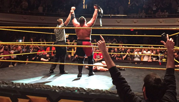 Samoa Joe becomes the new NXT Champion