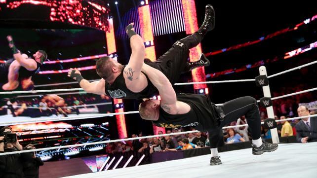 Owens vs Lesnar