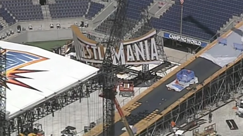 WrestleMania 33 set