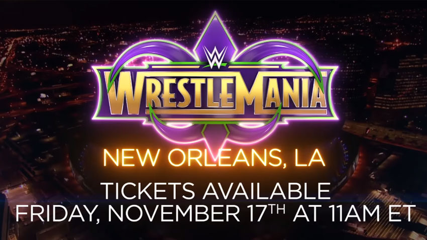 WrestleMania 34 tickets