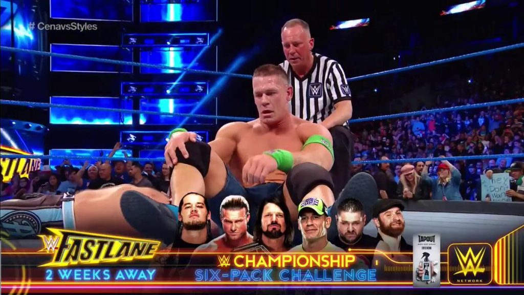 John Cena added to WWE Fastlane PPV main event making it a Six Pack Challenge WWE News, WWE