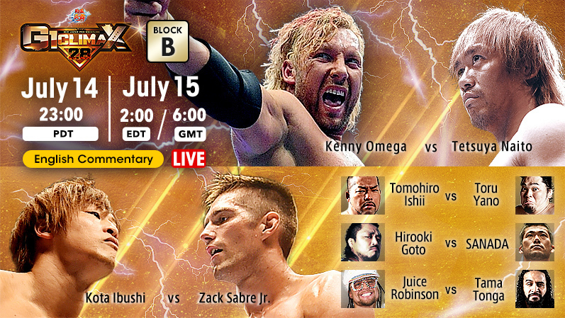 NJPW G-1 Climax Results