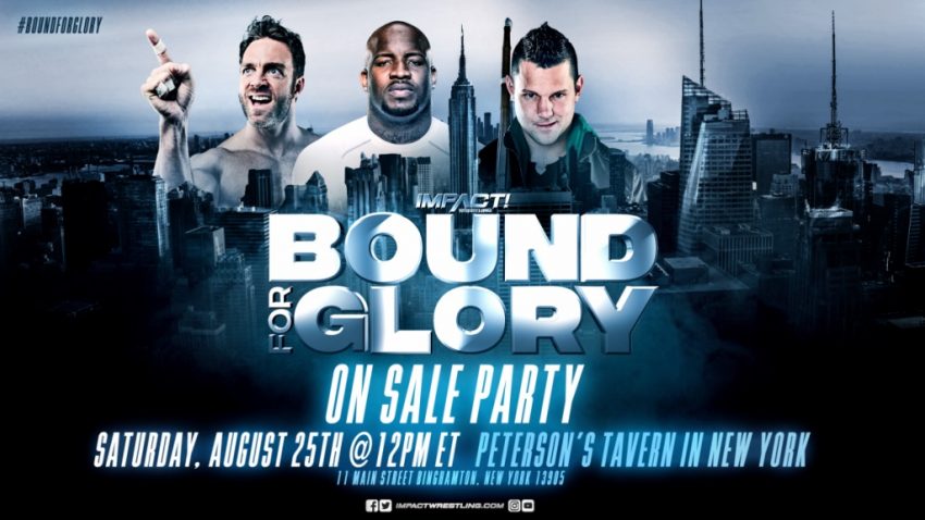 Bound For Glory on sale ticket date