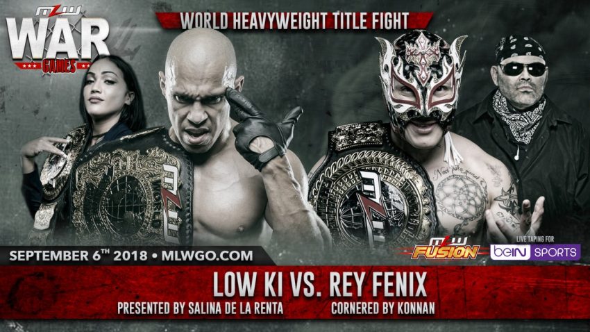 Rey Fenix vs. Low Ki September 6