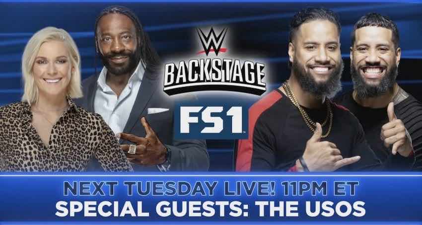 The Usos and Freddie Prinze Jr announced for Tuesday’s WWE Backstage