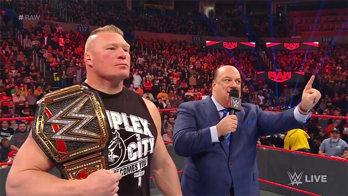 Brock Lesnar in the Royal Rumble
