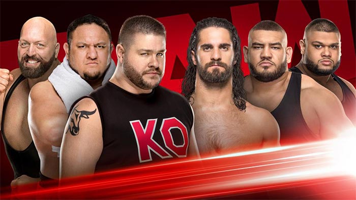 Matches for Raw next week