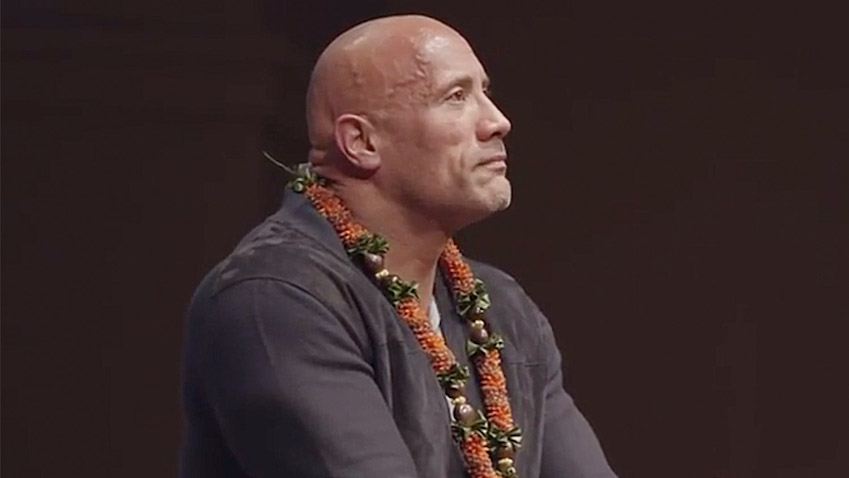 “The Rock” shares video of eulogy he gave at his father’s funeral