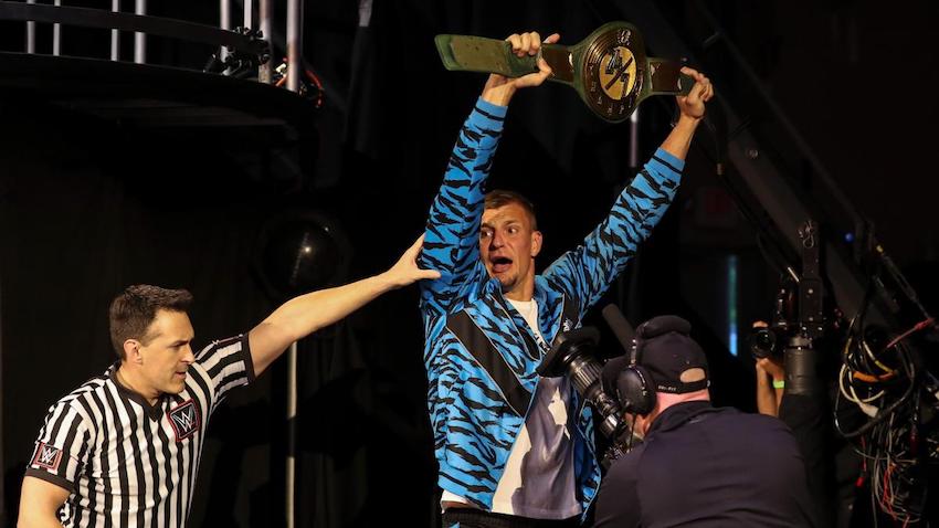 Rob Gronkowski comments on his status as WWE 24/7 Champion