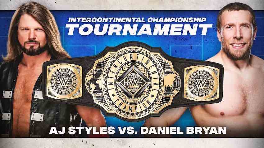 AJ Styles and Daniel Bryan in finals of the WWE IC Title Tournament