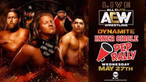 Inner Circle pep rally on this Wednesday’s episode of Dynamite