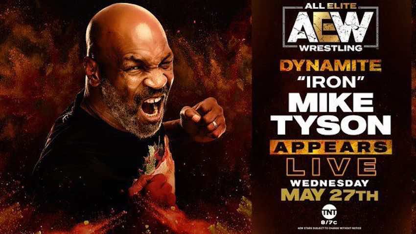 Mike Tyson will debut live on this week's episode of AEW Dynamite
