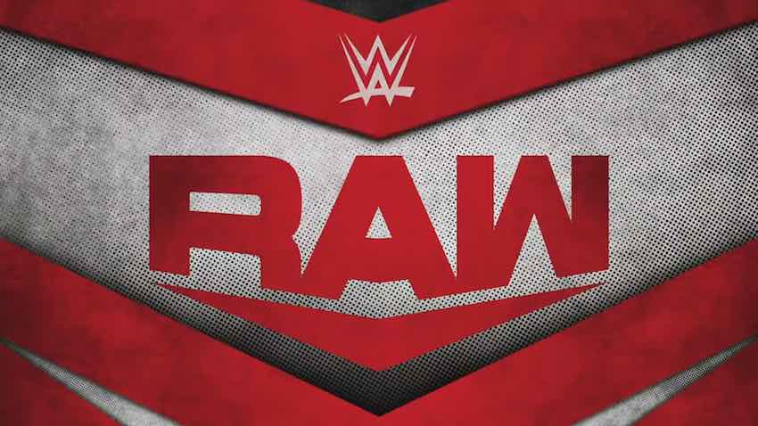 Cable and Satellite TV guides advertising a match and segment for Raw
