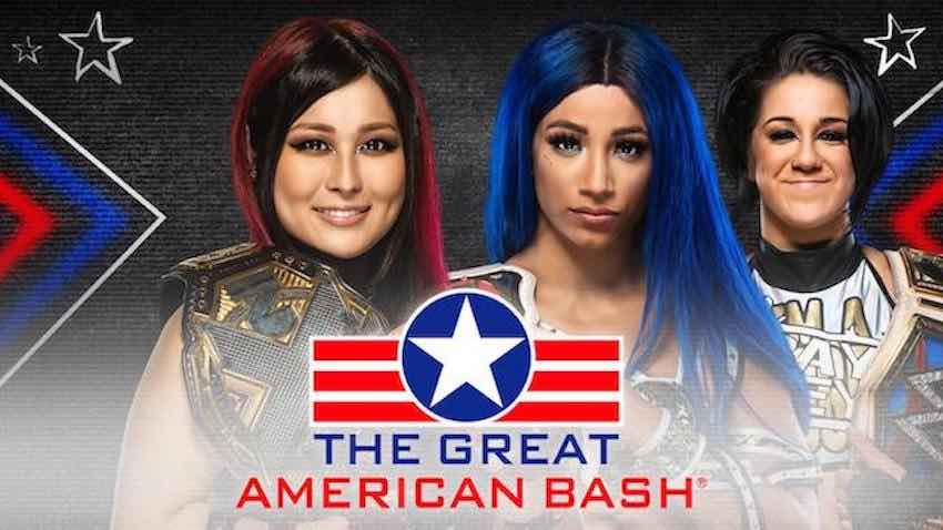 Io Shirai vs. Sasha Banks added to Great American Bash NXT episode