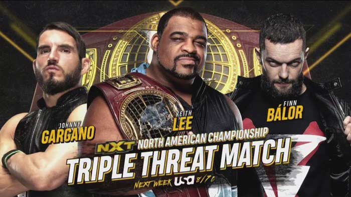 Big matches on NXT next week
