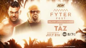 Taz to make a major announcement on Night Two of Fyter Fest