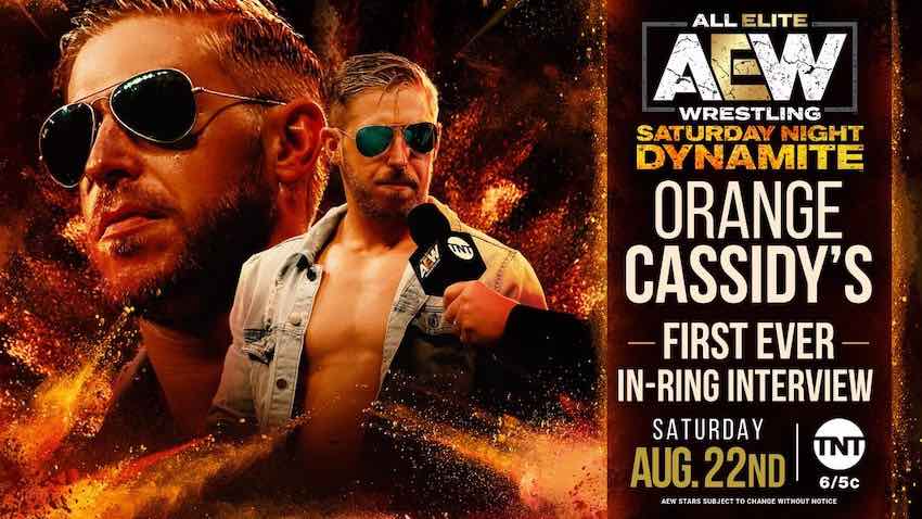 Orange Cassidy in ring interview set for special Saturday AEW Dynamite