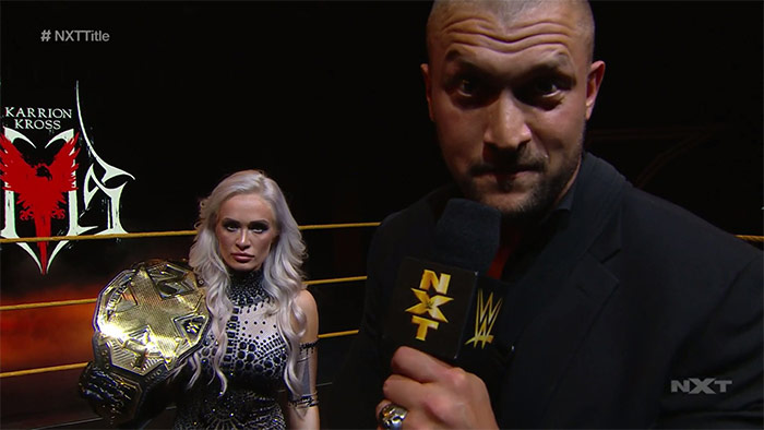 Karrion Kross relinquishes the NXT Title