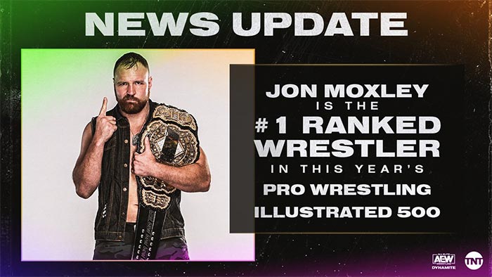 Jon Moxley Tops PWI 500