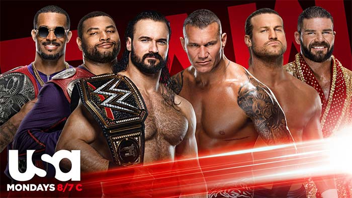 Upcoming Raw matches