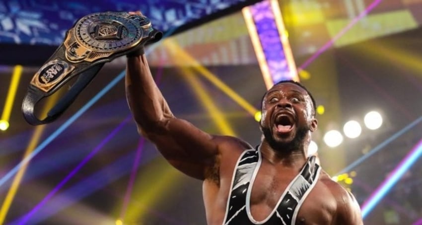 Xavier Woods congratulates Big E on IC Title win
