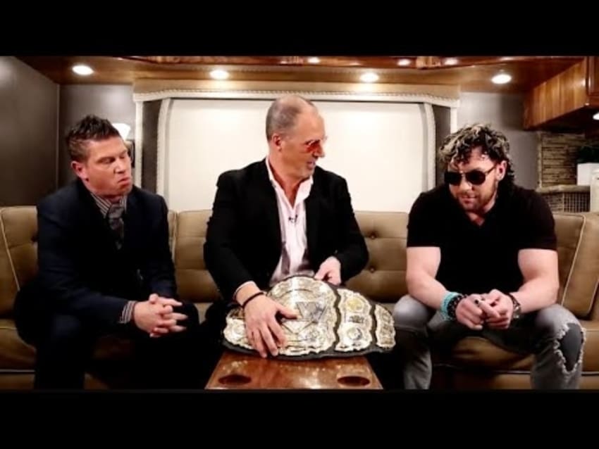 Kenny Omega asks fans if they enjoyed his show