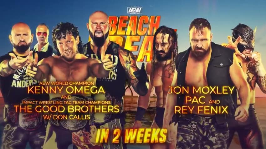 Six-Man Tag Team Match set for AEW Beach Break