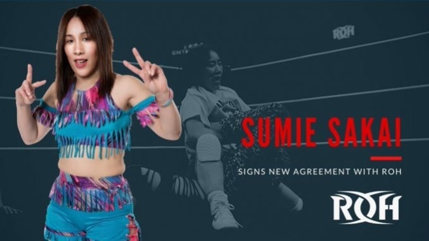 Sumie Sakai signs a new agreement with Ring of Honor
