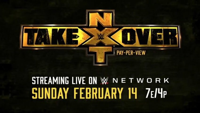 WWE announces next NXT TakeOver event for February 14