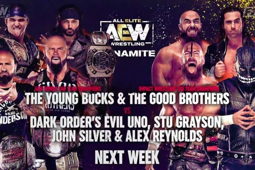 Young Bucks and Good Brother teaming together next week