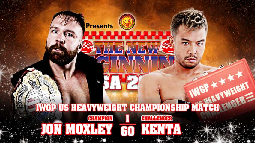 Jon Moxley vs KENTA IWGP US Title at NJPW Strong
