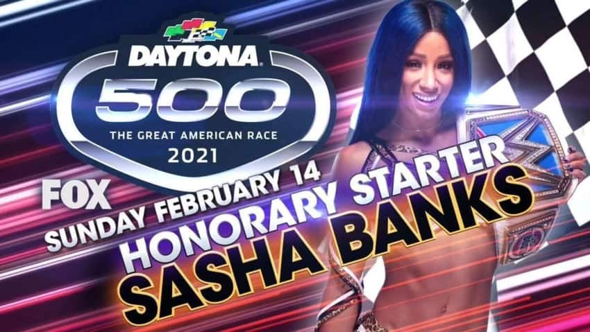 Sasha Banks to appear at next Sunday's Daytona 500