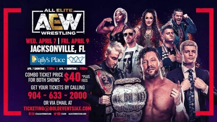 AEW to hold first-ever house show in Jacksonsville on Friday, April 9 ...