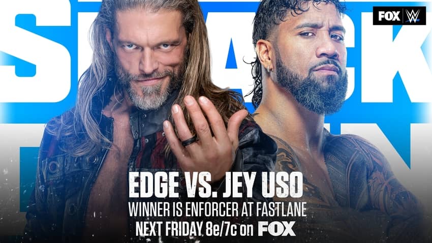 Edge vs Jey Uso on next week's SmackDown