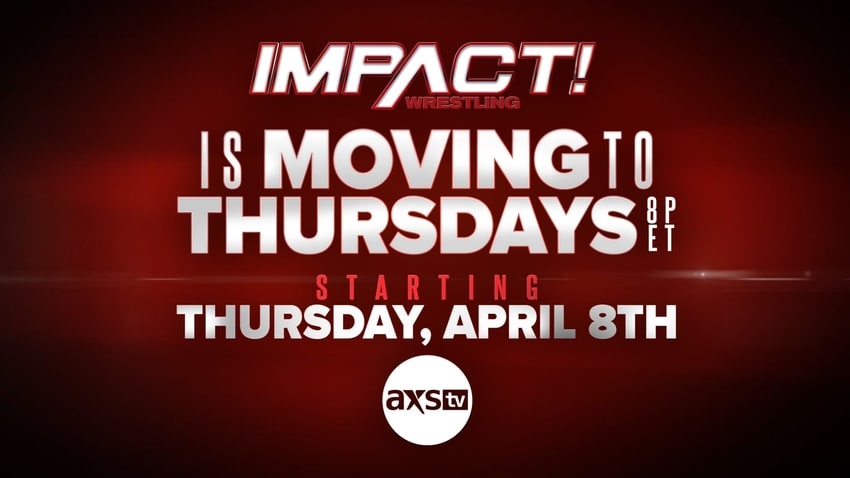 IMPACT is moving back to Thursday