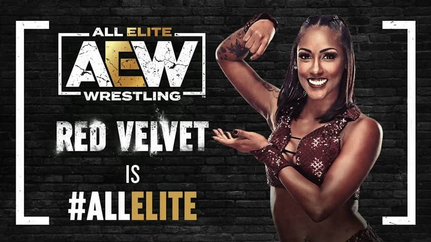 Red Velvet has been signed to a full-time AEW deal
