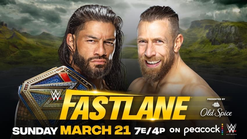 Romans Reigns vs. Daniel Bryan for Universal Title at Fastlane