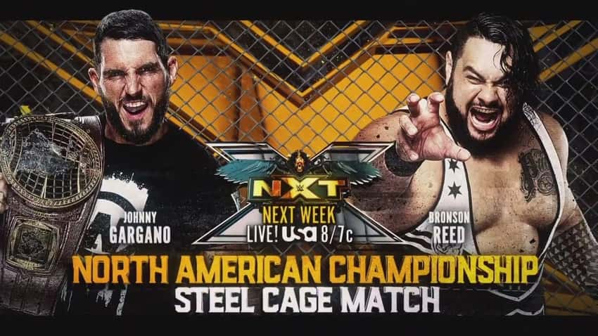 NXT North America Title to be defended in a steel cage
