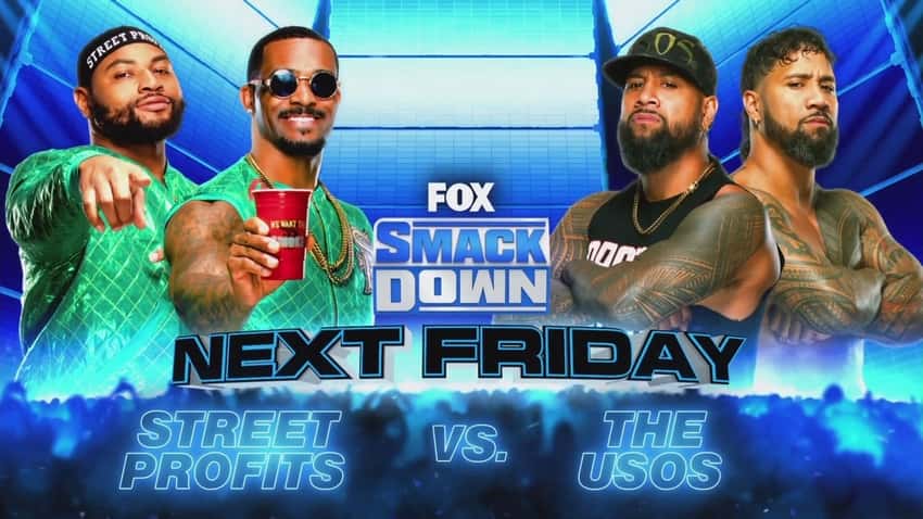 The Street Profits vs. The Usos announced for next week’s SmackDown