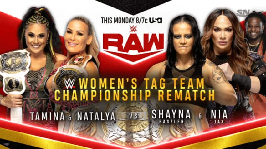 WWE Women’s Tag Team Title rematch announced for Raw