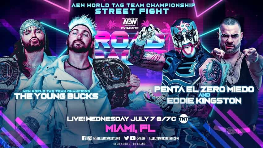 AEW Tag Team Title Match for Road Rager will be a Street Fight