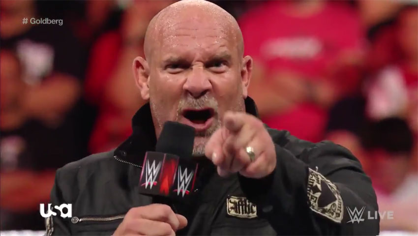 Bill Goldberg scheduled for two appearances on Raw