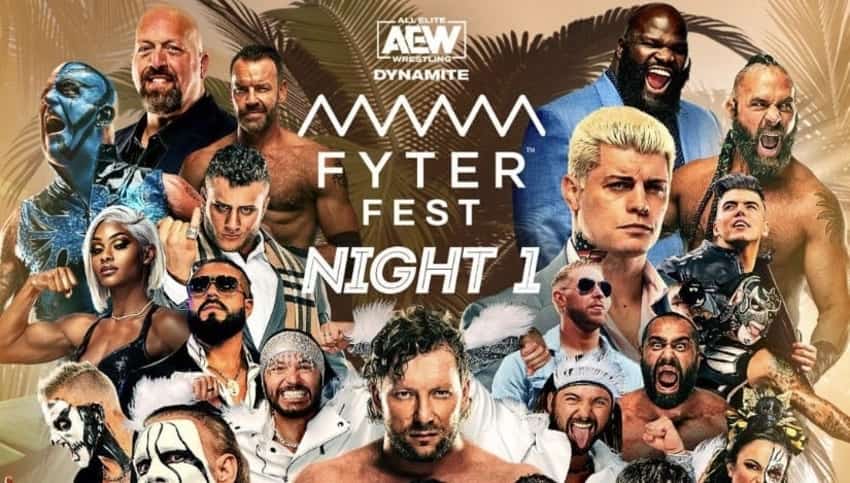 Updated card for next week’s AEW Fyter Fester Night 1