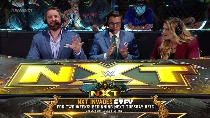 NXT airing on Syfy next two weeks