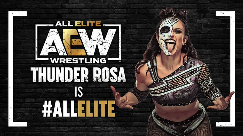AEW announces the official signing of Thunder Rosa