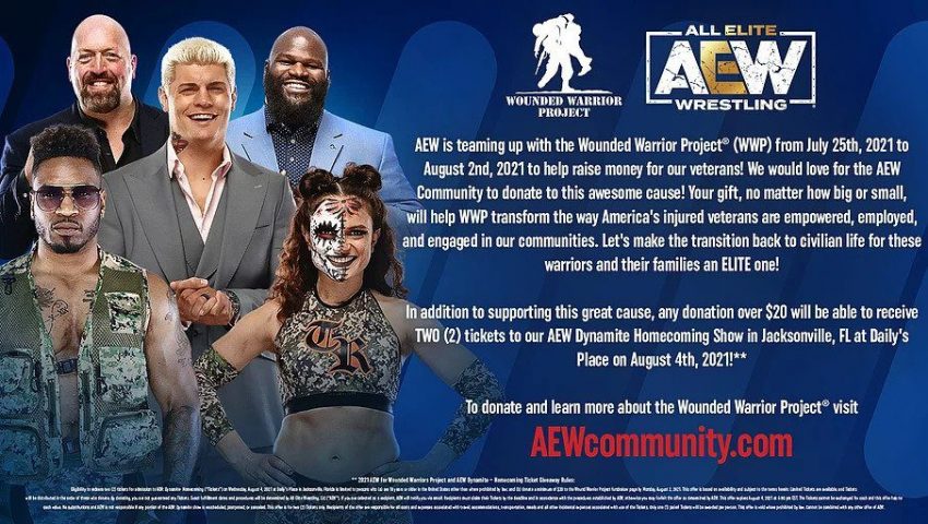 AEW announces partnership with Wounded Warrior Project