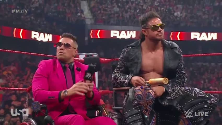 “CM Punk” and “We Want Wyatt” in Chicago during Raw