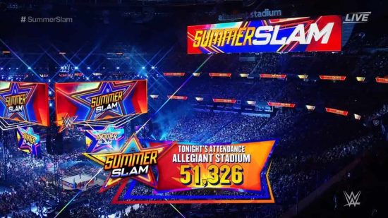 WWE announces attendance for SummerSlam in Las Vegas