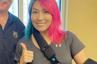 Asuka likely has been out due to an injury as she posts a photo with her in an arm brace