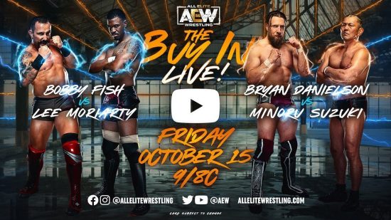 AEW The Buy In on YouTube and Rampage Quick Results